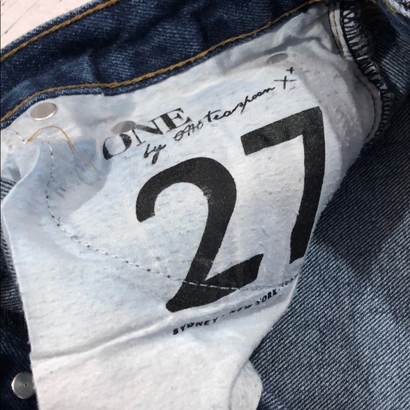 One Teaspoon Trash Whores Distressed Jean Shorts - Picture 10 of 10